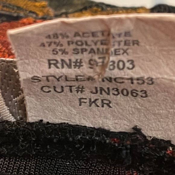 VINTAGE DRESSBARN WOMEN MOSAIC FLORAL SLEEVELESS MOCK TOP SIZE 2X - Picture 5 of 10